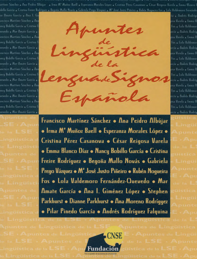 Apuntes de Linguistica LSE (Lengua de Señas Española)